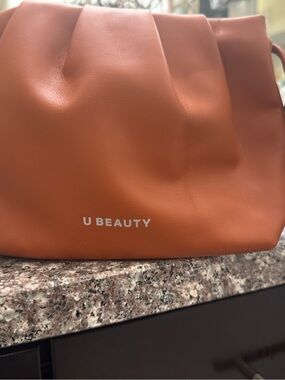U Beauty Women's Orange Cosmetic Tote